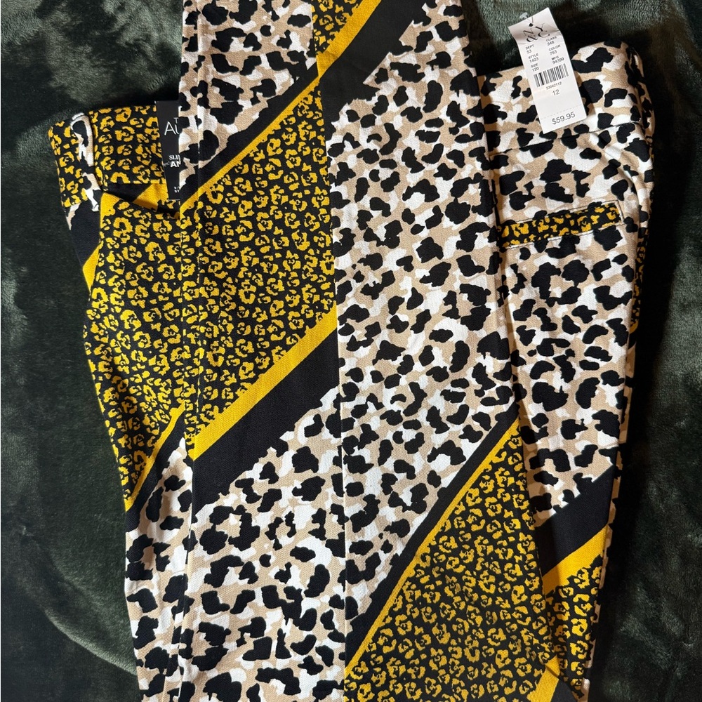 NY & Company The Audrey Pant Animal Print Pants